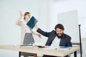 boss harassing secretary employee terminiation